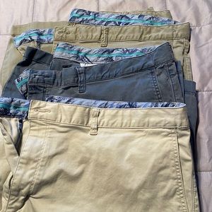 Tommy Bahama Borcray Shorts-3 pair flat front